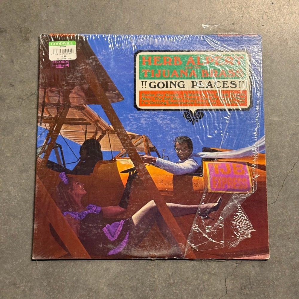 Herb Alpert and the Tijuana Brass Going Places Vinyl LP A&M Records SP 4112